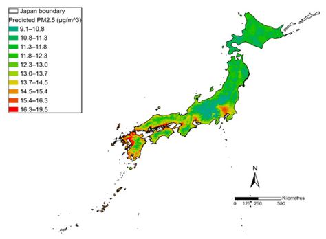 A National-Scale 1-km Resolution PM2.5 Estimation Model over Japan ...