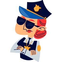 Figurinhas de Policial — Figurinhas de segurança grátis