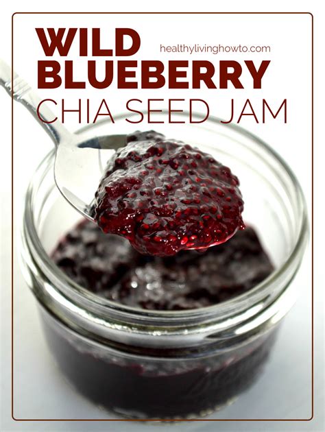 Wild Blueberry Chia Seed Jam - Healthy Living How To