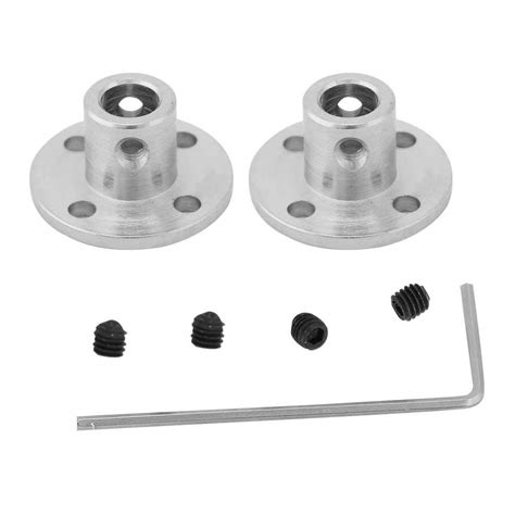 2pcs M3 Rigid Flange Coupling ID 6mm OD 10mm Motor Shaft Coupler ...