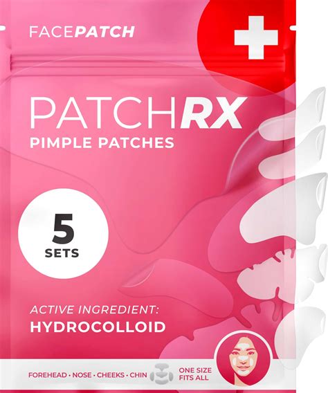 Amazon.com: PatchRx Full Face Pimple Patches (5 Sets), Reduce Pimples ...