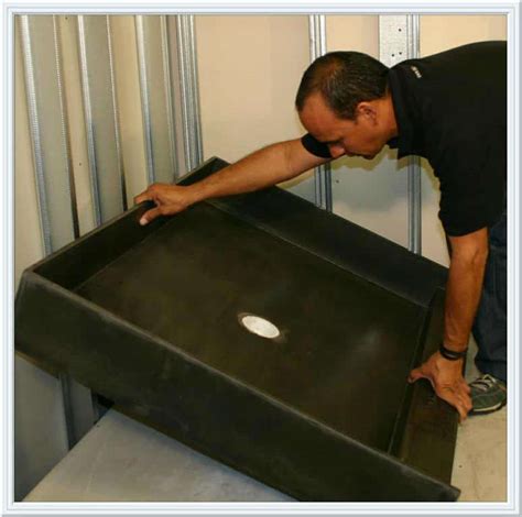 Shower Pan Installation Tutorial 的图像结果