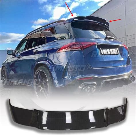 For Benz W167 GLE63 AMG 2020-2024 Real carbon Fiber Car Roof Spoiler ...