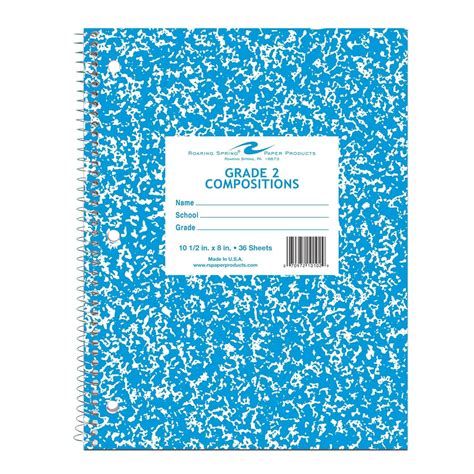 Roaring Spring Paper Products Grade Two Penmanship Practice Notebook ...