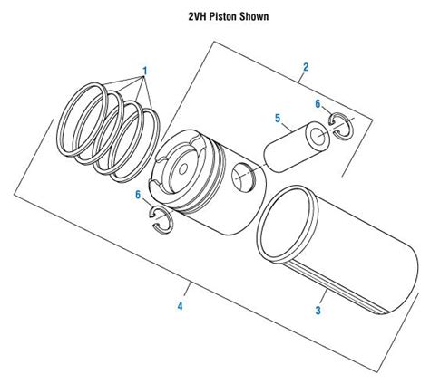 PAI EPR-1826 MACK 353GC2139 PISTON RING SET (E6) (4.87" BORE) (4 RING ...