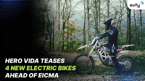Hero Vida Teases 4 New Electric Bikes Ahead of EICMA - Dirt-e, Ubex ...