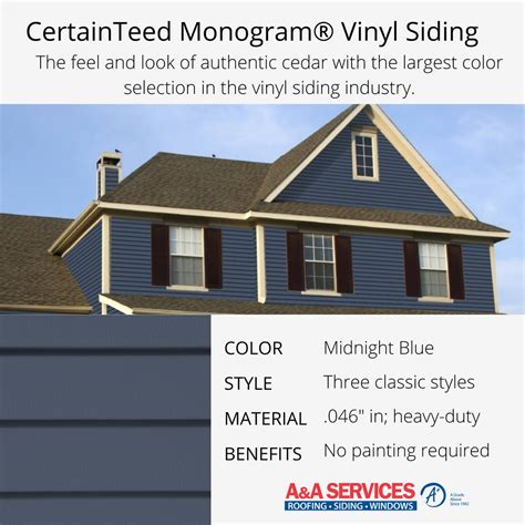 Certainteed Vinyl Siding Color Chart Certainteed Monogram, 53% OFF