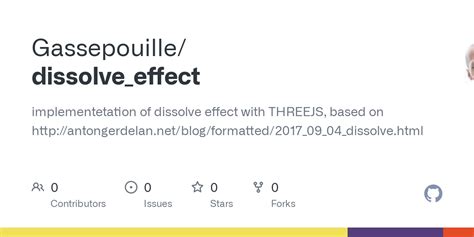 Dissolve Effect Tutorial 的图像结果