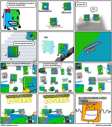 TUBB 1: newbies on one? - Comic Studio