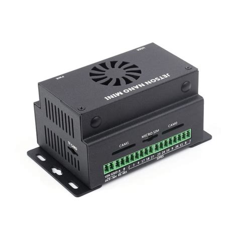 Jetson Nano Mini Computer - AI Edge Platform with M.2 Slot and Rail ...