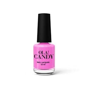 Buy Ola Candy Hush Hush Pink Nail Polish, 5 Free Long Lasting High ...