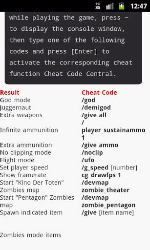 Image result for Cod Zombies Cheats PS3