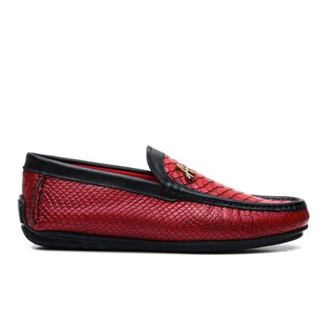 Loafer with Anaconda Print Online | Andrea Nobile