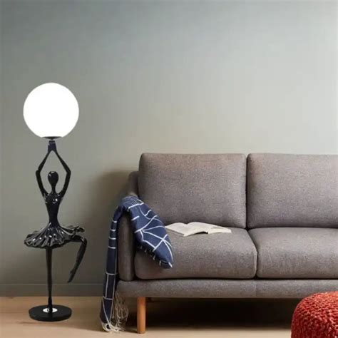 Hdc Girl's Room Dance Girl Standing Lamp Modern Bedroom Art Design led
