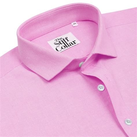 Pink Oxford Regular Fit Cotton Shirt – Thestiffcollar.com