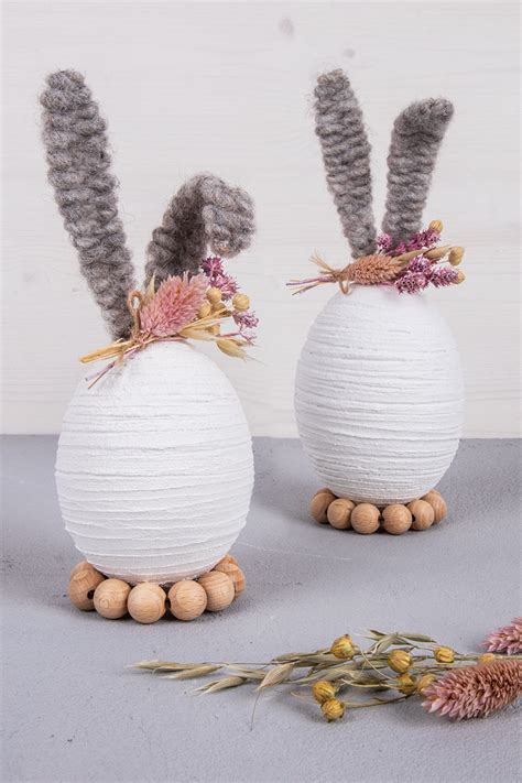 Easter bunny egg made from structural paste – Craft Idea – Rayher