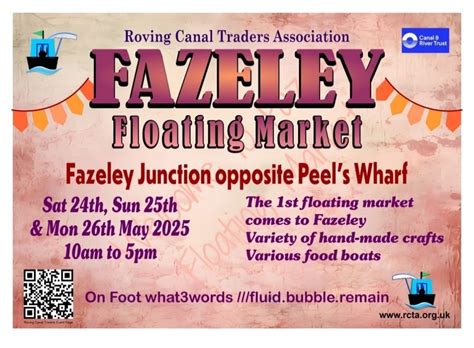 RCTA Fazeley Floating Market, Fazeley Canal, Tamworth, 24 May to 26 May ...