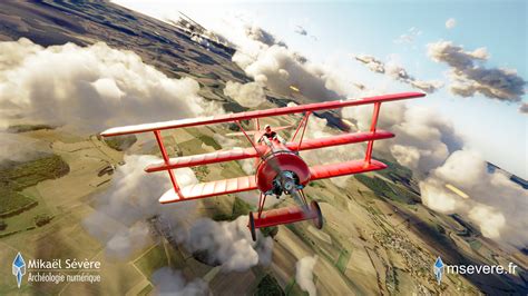 Red Baron Airplane Art Lone Star Flight Museum RED BARON HAS