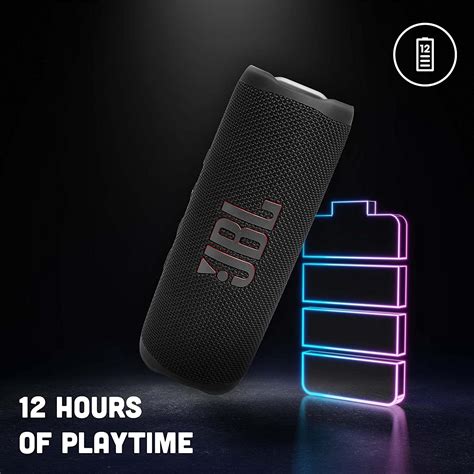 JBL Flip 6 Wireless Portable Bluetooth Speaker Pro Sound, Upto 12 Hours ...