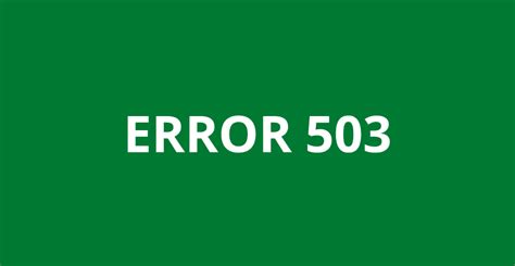 Image result for HTTP Response Code 503