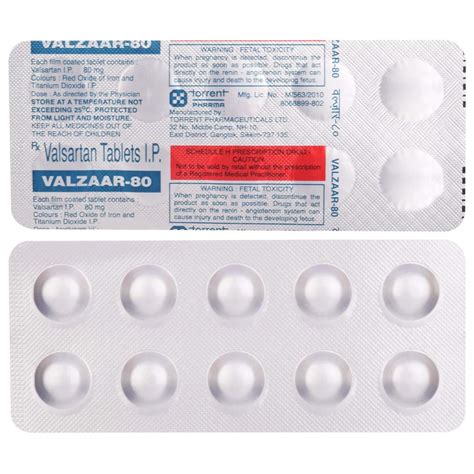 Valzaar 80 - Strip of 10 Tablets : Amazon.in: Health & Personal Care