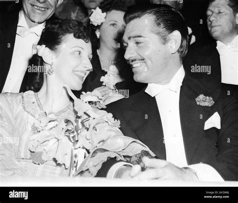 CLARK GABLE and Miss MILDRED HARTSFIELD daughter of Mayor William B ...
