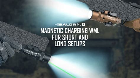 Baldr Pro R Rechargeable Tactical Light Green Laser 1350 Lumen Weapon ...