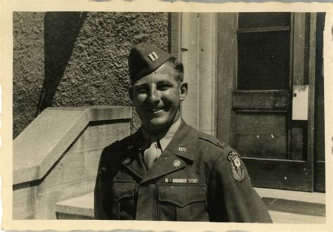 Cpt. Wills at the Headquarters Special Troops ADSEC, Germany, 1945 ...