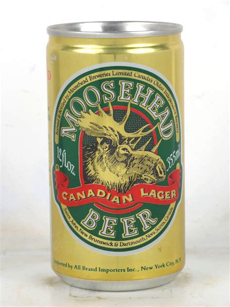 1985 Moosehead Imported Lager 355ml Beer Can Canada sold at auction ...