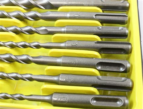 8pc SDS PLUS HAMMER DRILL BITS CONCRETE MASONRY CEMENT w/TUNGSTEN CARBIDE TIP – EconoSuperStore