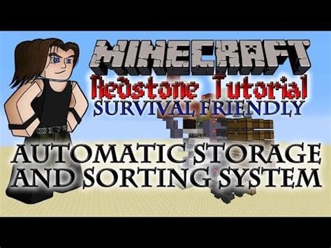 Image result for Minecraft Simple Sorting System