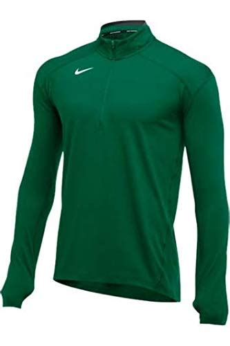 Buy Nike Men's Dry Element TOP Half Zip Long Sleeve T-Shirt, Dark Green ...