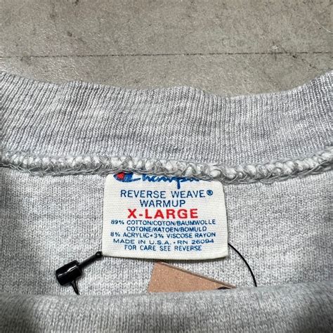 80's Champion チャンピオン リバースウィーブスウェット ダブルフェイス RIT ロチェスター工科大学トリコタグ グレー XL ...