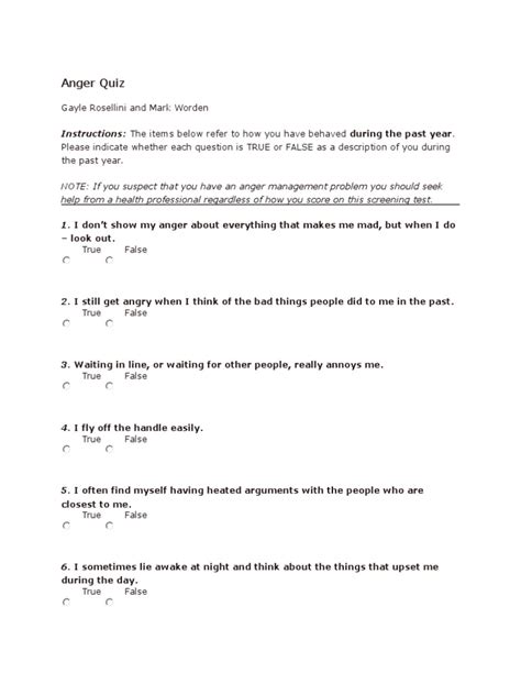 Anger Quiz 的图像结果