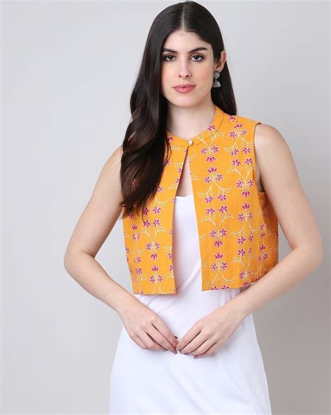 Floral Print Crop Shrug – Sakura