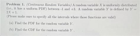 Image result for Continuous Random Variable Problem and Solution