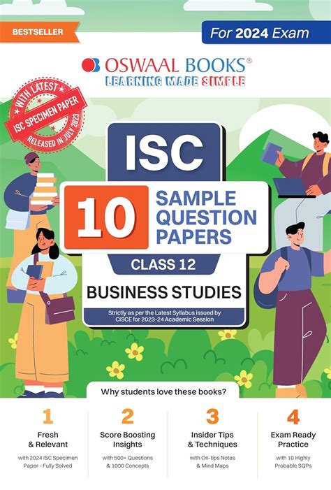 Oswaal ISC 10 Sample Question Papers Class 12 Business Studies For ...