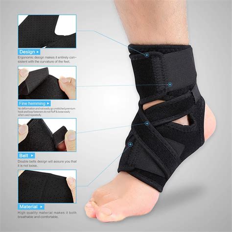 Buy Ankle Support Brace, Support Drop Foot Brace Foot Up Afo Brace Fits ...
