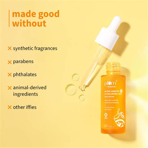 Buy 2% Alpha Arbutin Serum with Hyaluronic Acid for Even-Toned Skin – Plum