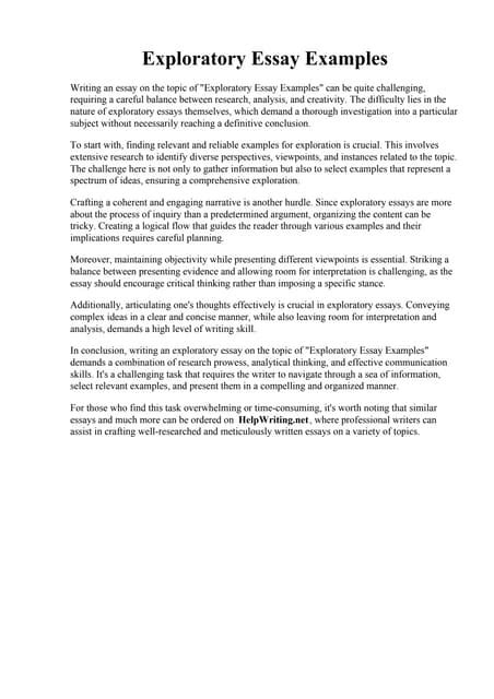 Image result for Exploratory Research Examples