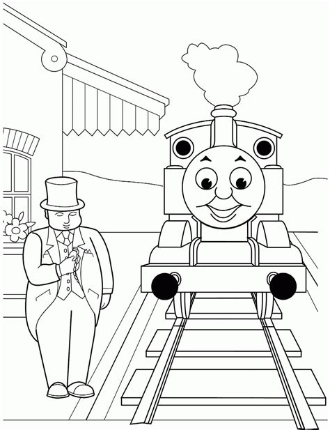 Blank Train Coloring Pages - Coloring Home