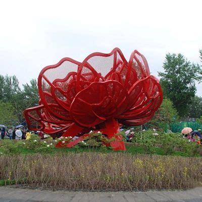 不锈钢玫瑰花雕塑 (1)-宏通雕塑