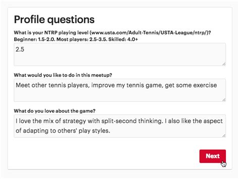 Image result for Meetup Profile