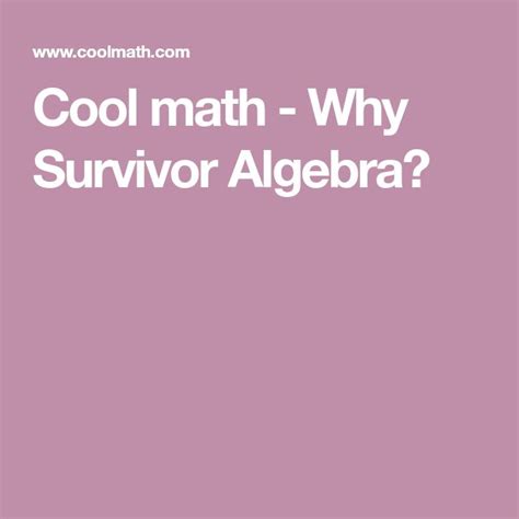 Cool Math Lessons 的图像结果