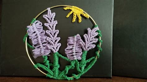 Image result for Lavender Micro Macrame YouTube Tutorial
