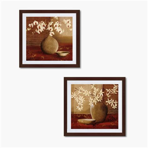 Buy Corsica Vivid - Multicolour Wooden Vase Picture Frame - Set Of 2 ...