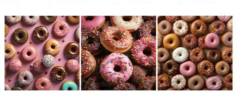 sweet donut food texture background 28339293 Stock Photo at Vecteezy
