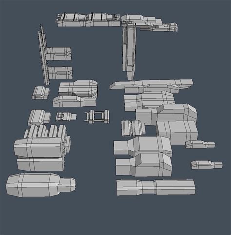 basic shapes kit free 3D model | CGTrader