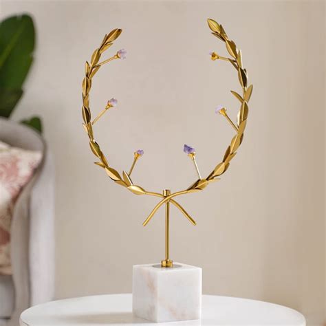 Laurel Wreath Decor Showpiece Large Online - Premium Decor Object ...