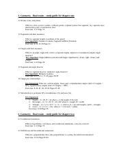 Image result for Semester One Geometry Study Guide